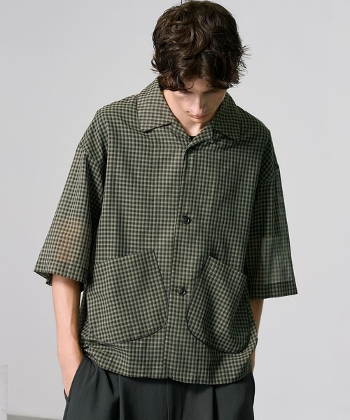 ★SALE picone シアーシャツジャケット ☆SALE picone シアーシャツジャケット FREAK'S STORE/シアー シャツ