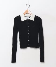 ペプラムニットカーディガン（カーディガン/ボレロ）｜anuans（ア