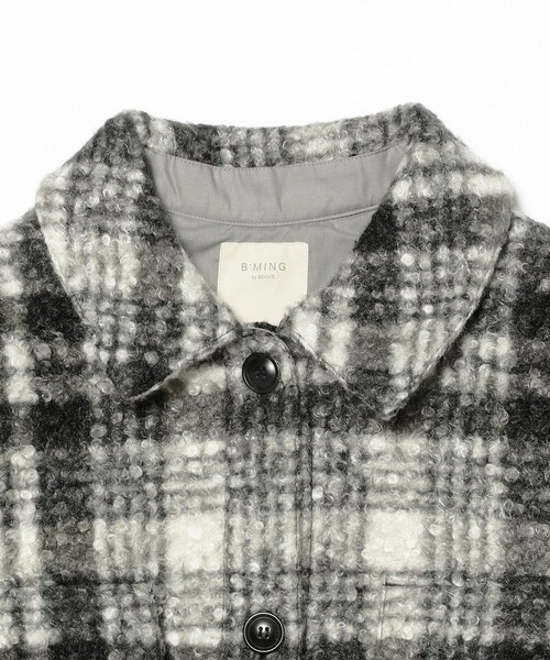 B:MING by BEAMS（ビーミングバイビームス）の「チェック CPO ブルゾン（ブルゾン・レディース・ブラウン/ブラック・SMALL/MEDIUM）」の7枚目の写真
