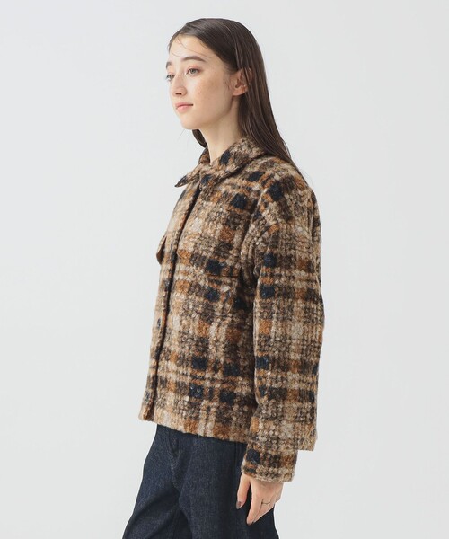 B:MING by BEAMS（ビーミングバイビームス）の「チェック CPO ブルゾン（ブルゾン・レディース・ブラウン/ブラック・SMALL/MEDIUM）」の15枚目の写真