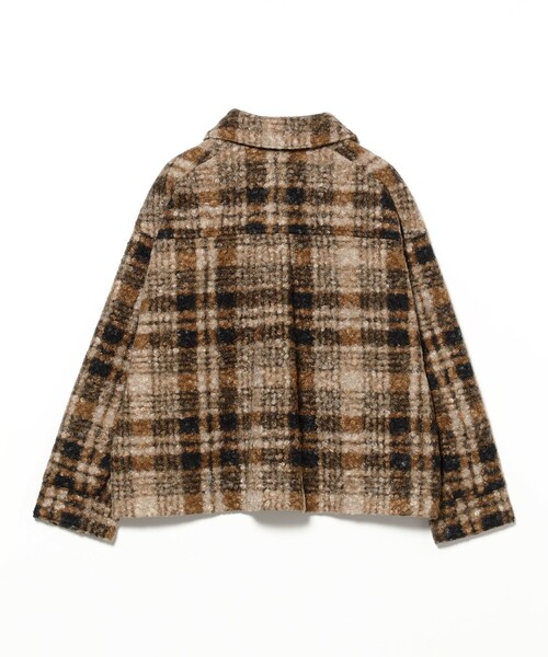 B:MING by BEAMS（ビーミングバイビームス）の「チェック CPO ブルゾン（ブルゾン・レディース・ブラウン/ブラック・SMALL/MEDIUM）」の18枚目の写真