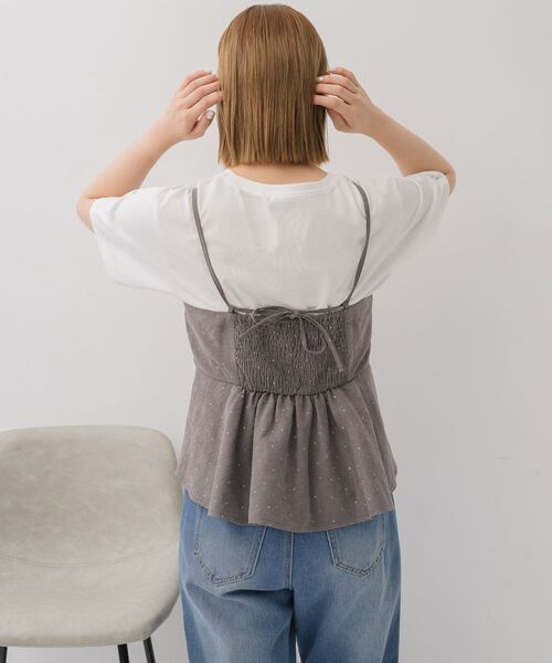 RETRO GIRL（レトロガール）の「前開きフリルビスチェ（シャツ/ブラウス・レディース・グレー系その他/ダークブルー/ブラック系その他4・FREE）」の12枚目の写真
