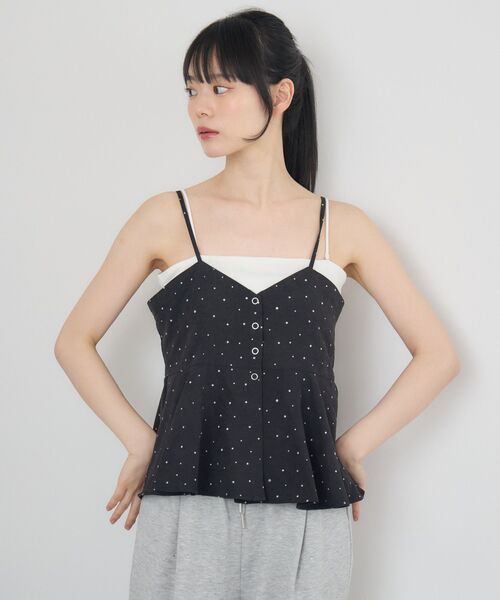 RETRO GIRL（レトロガール）の「前開きフリルビスチェ（シャツ/ブラウス・レディース・グレー系その他/ダークブルー/ブラック系その他4・FREE）」の18枚目の写真