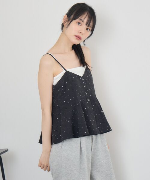 RETRO GIRL（レトロガール）の「前開きフリルビスチェ（シャツ/ブラウス・レディース・グレー系その他/ダークブルー/ブラック系その他4・FREE）」の19枚目の写真