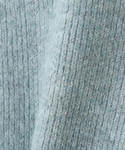 FREE'S MART（フリーズマート）の「◆杢ストレッチ総針配色ステッチニット（ニット/セーター・レディース・ブルー/グレー/グリーン/パープル/ベージュ・FREE）」の16枚目の写真