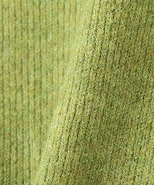 FREE'S MART（フリーズマート）の「◆杢ストレッチ総針配色ステッチニット（ニット/セーター・レディース・ブルー/グレー/グリーン/パープル/ベージュ・FREE）」の16枚目の写真