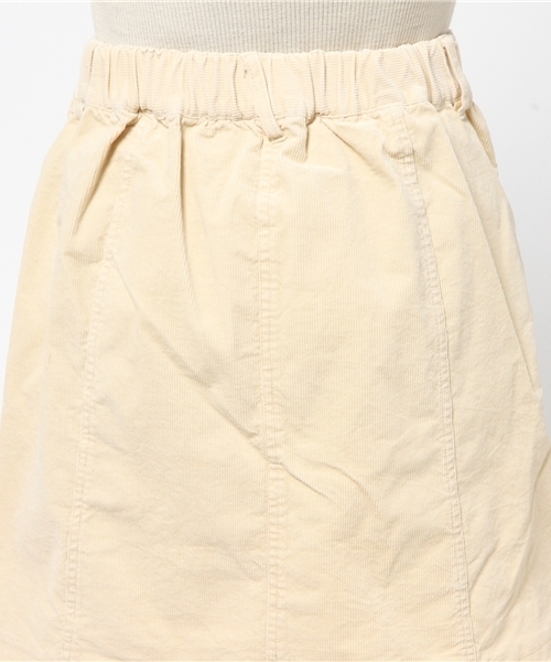 Every very nice claup（エブリィベリーナイスクラップ）の「コール天台形前釦ＳＫ（スカート・レディース・クリーム/ベージュ/ピンク系その他/キャメル・FREE）」の9枚目の写真