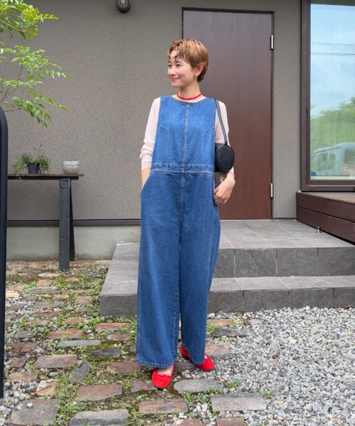 【美品✨人気】 デニムサロペット / インディゴブルー/ 楽天市場】インディゴ（オールインワン・サロペット｜レディース