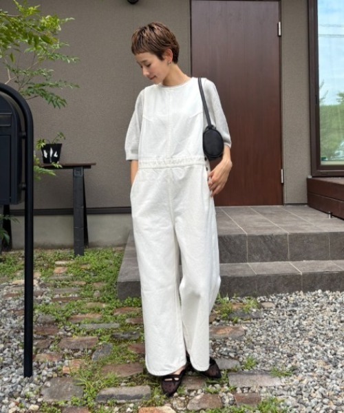 セール】【@kokiminitaコラボ】コーンデニム アメスリサロペット