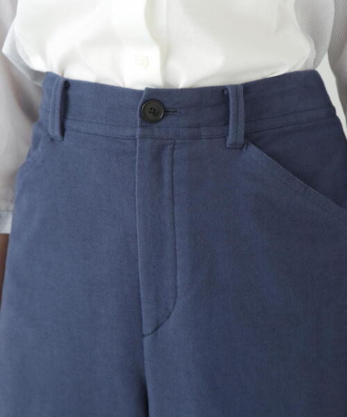 human woman（ヒューマンウーマン）の「【5サイズ展開】◆ストレッチエアリードットコードセミワイドパンツ（その他パンツ・レディース・ブルー/ブラック系その他/ベージュ・SMALL/MEDIUM/LARGE/X-SMALL/X-LARGE）」の12枚目の写真