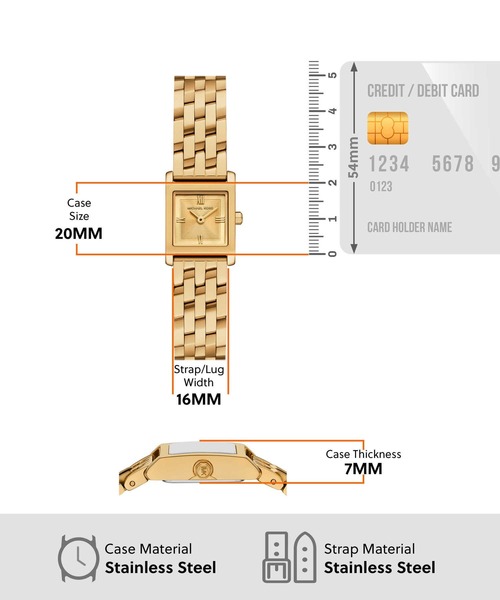 MICHAEL KORS（マイケルコース）の「マイケル・コース 腕時計 レディース アナログ ステンレス MK4931（アナログ腕時計・レディース・ゴールド・FREE）」の5枚目の写真