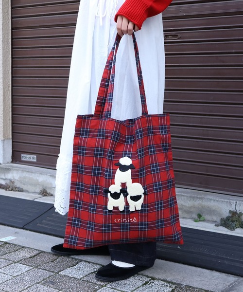 セール】《WEB限定》ひつじ刺繍 トートバッグ（トートバッグ）｜bulle