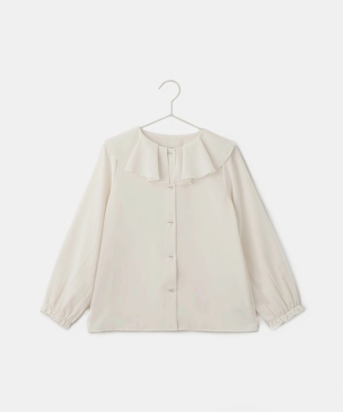ROPE' PICNIC（ロペピクニック）の「【KIDS/キッズ】フレアカラーブラウス/リンクコーデ（シャツ/ブラウス・キッズ・ホワイト・120/130/140/150）」の5枚目の写真