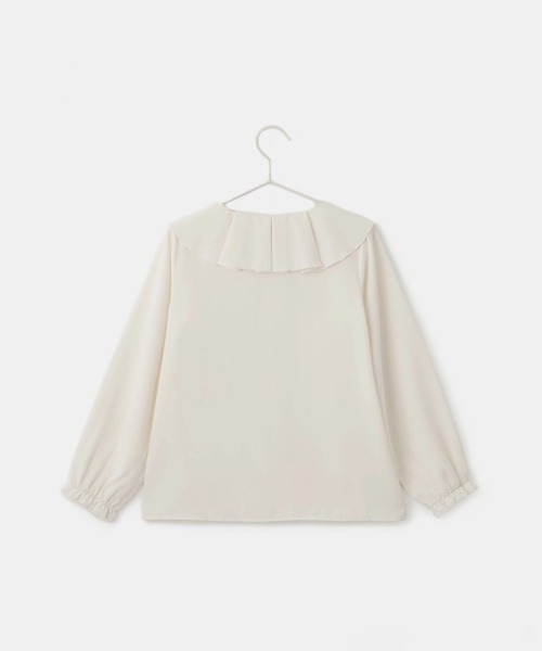 ROPE' PICNIC（ロペピクニック）の「【KIDS/キッズ】フレアカラーブラウス/リンクコーデ（シャツ/ブラウス・キッズ・ホワイト・120/130/140/150）」の6枚目の写真