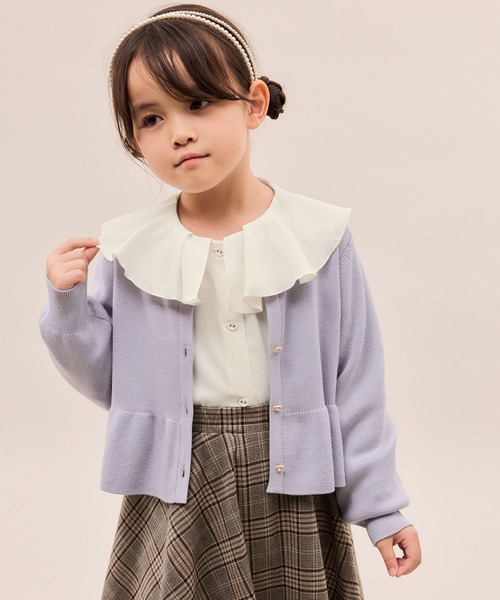 ROPE' PICNIC（ロペピクニック）の「【KIDS/キッズ】フレアカラーブラウス/リンクコーデ（シャツ/ブラウス・キッズ・ホワイト・120/130/140/150）」の11枚目の写真