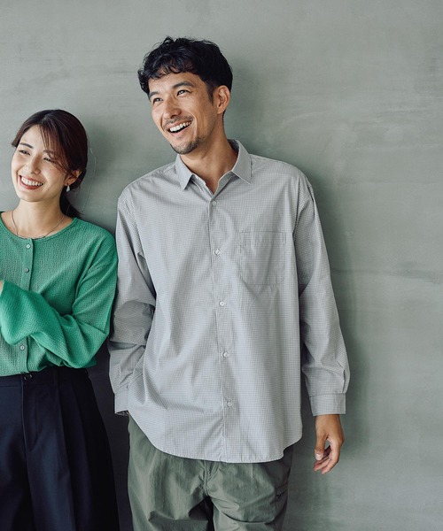 FOUND GOOD（ファウンドグッド）の「アソートチェックガラシャツ（シャツ/ブラウス・メンズ・ブラック/ブルー系/ベージュ・XL/L/M）」の10枚目の写真