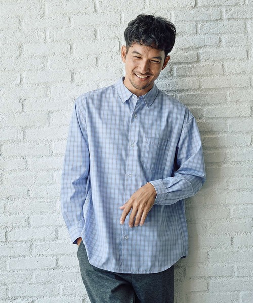 FOUND GOOD（ファウンドグッド）の「アソートチェックガラシャツ（シャツ/ブラウス・メンズ・ブラック/ブルー系/ベージュ・XL/L/M）」の14枚目の写真