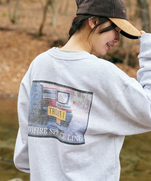 Foxfire（フォックスファイヤー）の「ＦＦヘリテージフォトＰスエット（Tシャツ/カットソー・メンズ・ブラック/グレー・L/M）」の9枚目の写真