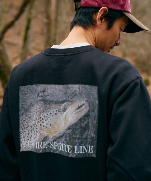Foxfire（フォックスファイヤー）の「ＦＦヘリテージフォトＰスエット（Tシャツ/カットソー・メンズ・ブラック/グレー・L/M）」の12枚目の写真