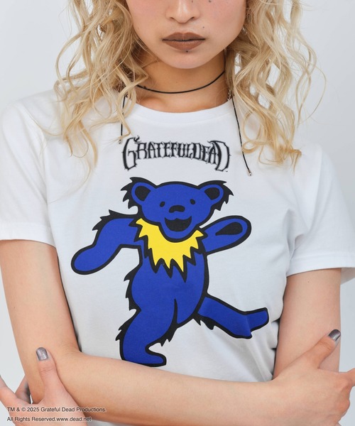 Grateful Dead(グレイトフルデッド)の「atmos pink Grateful Dead Mini T-shirt / アトモス ピンク グレイトフル デッド ミニ T-シャツ【SP】(Tシャツ/カットソー・レディース・レッド/グリーン/ホワイト/ブラウン/チャコール・S/M)」の10枚目の写真