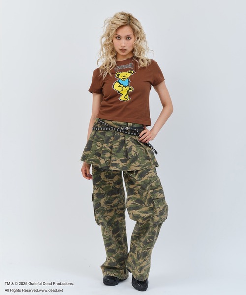 Grateful Dead(グレイトフルデッド)の「atmos pink Grateful Dead Mini T-shirt / アトモス ピンク グレイトフル デッド ミニ T-シャツ【SP】(Tシャツ/カットソー・レディース・レッド/グリーン/ホワイト/ブラウン/チャコール・S/M)」の19枚目の写真