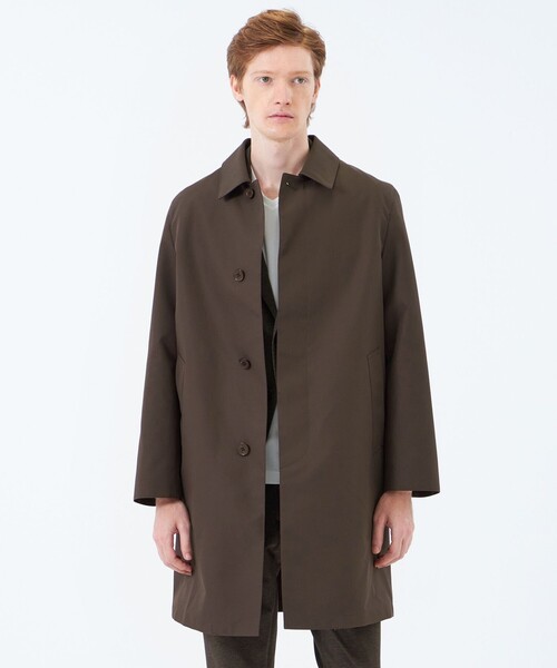 MACKINTOSH PHILOSOPHY(マッキントッシュ フィロソフィー)の「3層ブロードボンディング WELLINGTON「ウェリントン」(ステンカラーコート・メンズ・ブルー系その他7/ダークネイビー/ライトベージュ/ダークブラウン・40/38/42/36)」の2枚目の写真