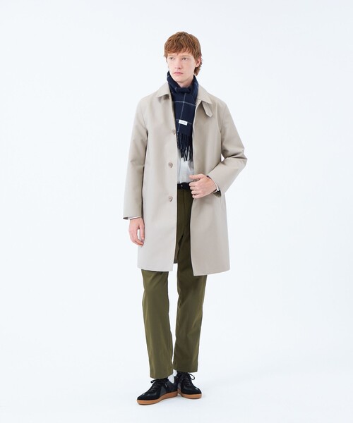 MACKINTOSH PHILOSOPHY(マッキントッシュ フィロソフィー)の「3層ブロードボンディング WELLINGTON「ウェリントン」(ステンカラーコート・メンズ・ブルー系その他7/ダークネイビー/ライトベージュ/ダークブラウン・40/38/42/36)」の19枚目の写真