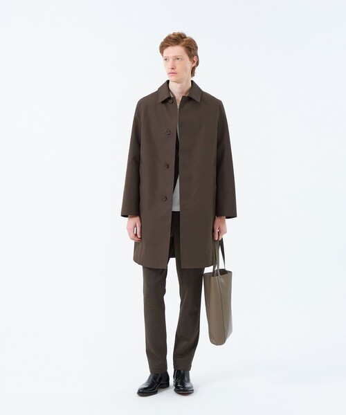 MACKINTOSH PHILOSOPHY(マッキントッシュ フィロソフィー)の「3層ブロードボンディング WELLINGTON「ウェリントン」(ステンカラーコート・メンズ・ブルー系その他7/ダークネイビー/ライトベージュ/ダークブラウン・40/38/42/36)」の18枚目の写真