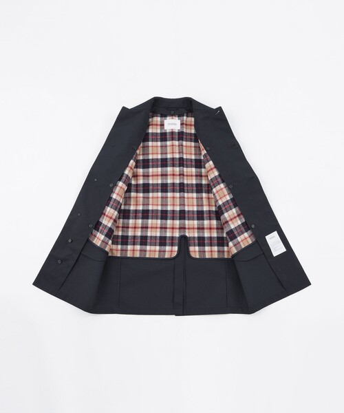 MACKINTOSH PHILOSOPHY(マッキントッシュ フィロソフィー)の「3層ブロードボンディング WELLINGTON「ウェリントン」(ステンカラーコート・メンズ・ブルー系その他7/ダークネイビー/ライトベージュ/ダークブラウン・40/38/42/36)」の9枚目の写真