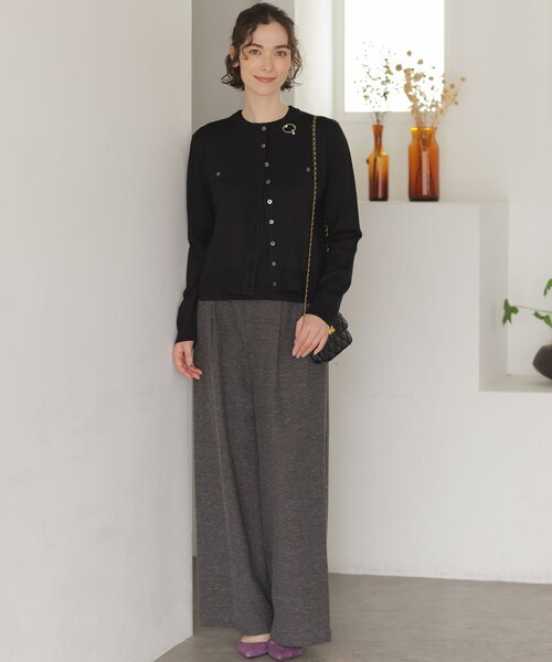 組曲（クミキョク）の「ラメアンサンブル ニット（アンサンブル）」 - WEAR