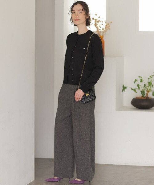 組曲（クミキョク）の「ラメアンサンブル ニット（アンサンブル）」 - WEAR