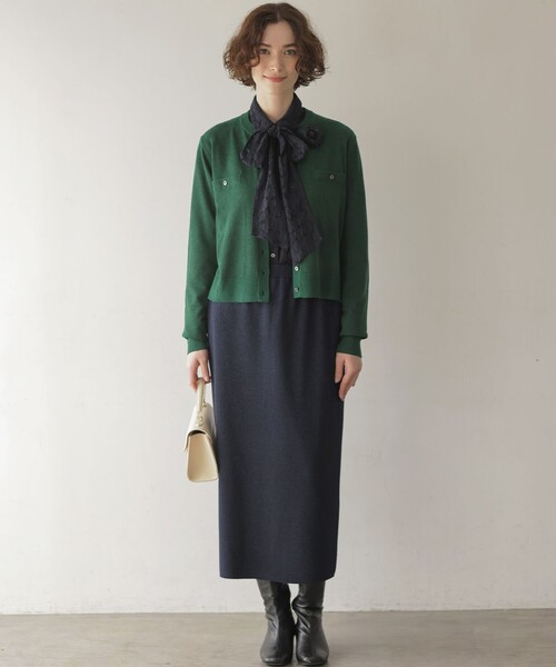 組曲（クミキョク）の「ラメアンサンブル ニット（アンサンブル）」 - WEAR