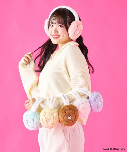 La♡Parfait ラパフェ♡ピンクくま♡イヤーマフ 耳あて MOONBAT｜ムーンバットのイヤーマフ（ピンク/桃色系）通販 - ZOZOTOWN