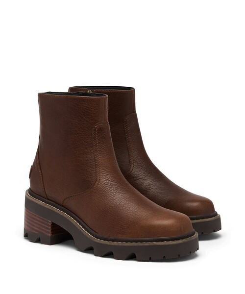 SOREL(ソレル)の「防水 撥水 SOREL/レディース ジョアンナウ ジップ ブーティー/ソレル(ブーツ・レディース・ブラウン/ブラック・25.5cm/25.0cm/26.0cm/24.5cm/22.5cm/24.0cm/23.0cm/23.5cm)」の2枚目の写真