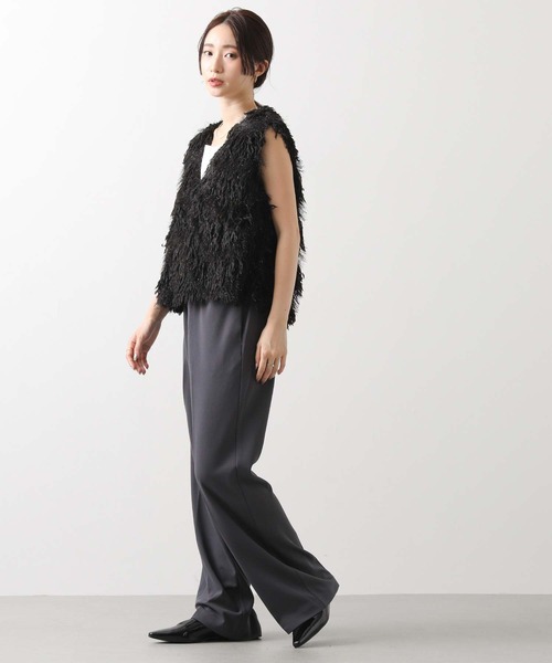 Gready Brilliant（グレディブリリアン）の「ジョーゼットワイドパンツ（その他パンツ・レディース・グレー/ブラック・FREE）」の21枚目の写真