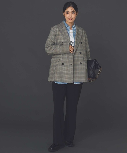 Gready Brilliant（グレディブリリアン）の「ジョーゼットワイドパンツ（その他パンツ・レディース・グレー/ブラック・FREE）」の14枚目の写真