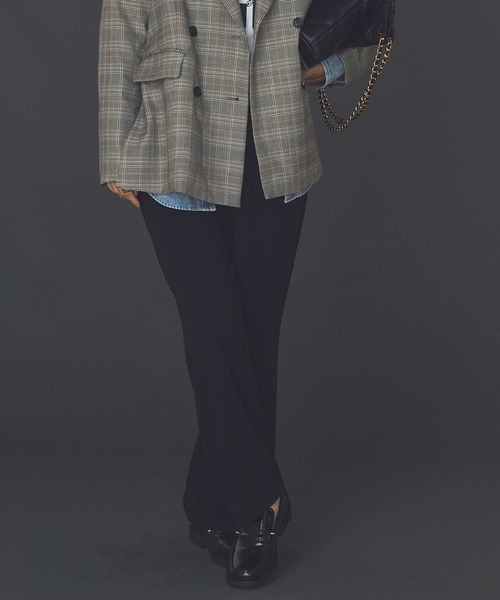 Gready Brilliant（グレディブリリアン）の「ジョーゼットワイドパンツ（その他パンツ・レディース・グレー/ブラック・FREE）」の16枚目の写真