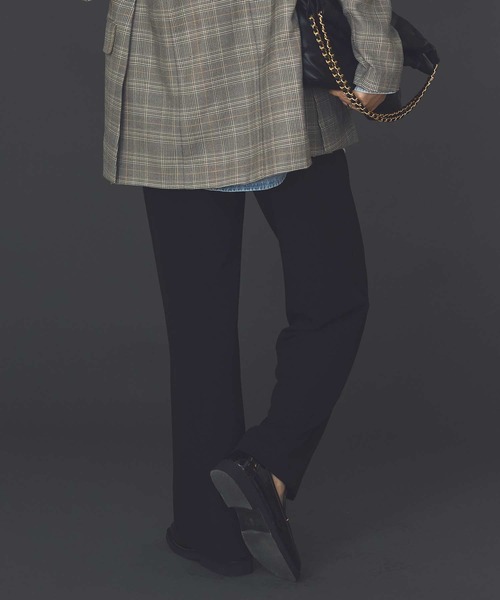 Gready Brilliant（グレディブリリアン）の「ジョーゼットワイドパンツ（その他パンツ・レディース・グレー/ブラック・FREE）」の18枚目の写真