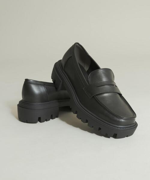 SENSE OF PLACE by URBAN RESEARCH（センスオブプレイスバイアーバンリサーチ）の「トラックソールコインローファー（ローファー・メンズ・ブラック/ブラウン・27/26/28）」の21枚目の写真