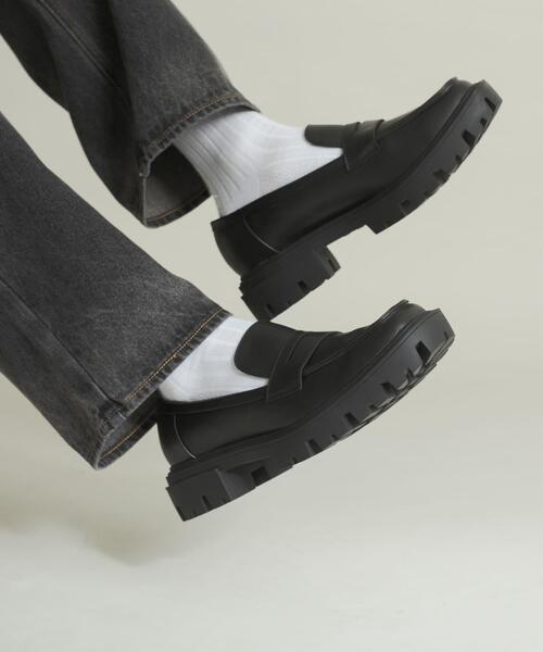 SENSE OF PLACE by URBAN RESEARCH（センスオブプレイスバイアーバンリサーチ）の「トラックソールコインローファー（ローファー・メンズ・ブラック/ブラウン・27/26/28）」の6枚目の写真