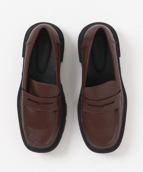 SENSE OF PLACE by URBAN RESEARCH（センスオブプレイスバイアーバンリサーチ）の「トラックソールコインローファー（ローファー・メンズ・ブラック/ブラウン・27/26/28）」の16枚目の写真