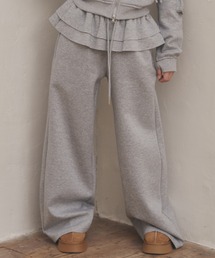 waist frill voce sweat pants/ウエストフリルヴォーチェスウェットパンツ