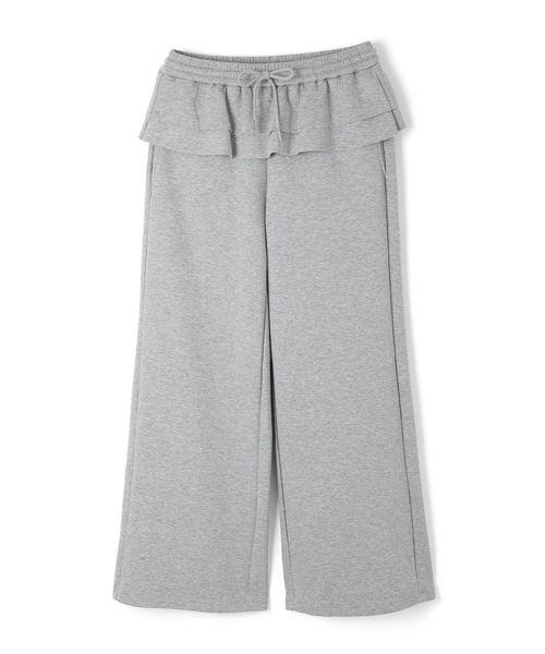 M DOLLY(エムドリー)の「waist frill voce sweat pants/ウエストフリルヴォーチェスウェットパンツ(スウェットパンツ・レディース・ブラック/グレー・S/M)」の18枚目の写真