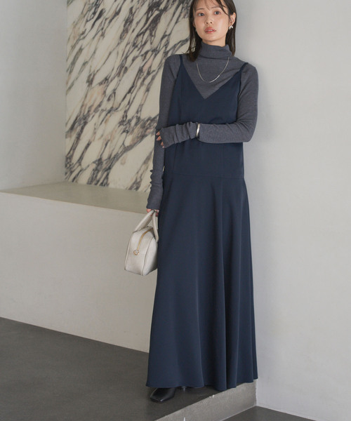 ロー切り替えフレアワンピース（ワンピース）｜NOBLE（ノーブル）の