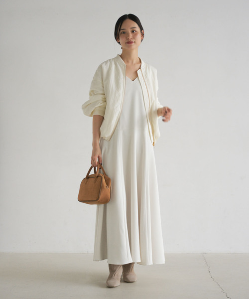 ロー切り替えフレアワンピース（ワンピース）｜NOBLE（ノーブル）の