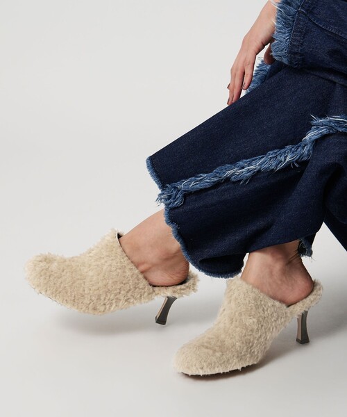 HEWN Tストラップ サンダル trim_ofalv_item93ce9876bcf511e