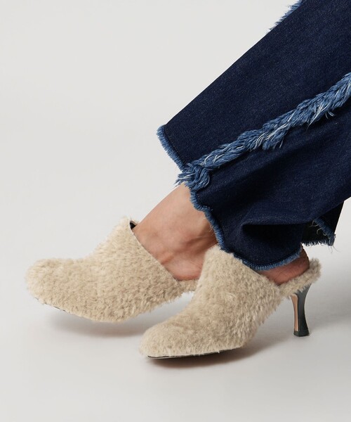 HEWN 38 サンダル　ミュール trim_ofalv_item39e19054b9d311e
