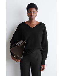 COS(コス)のメリノウール ポロジャンパー(その他トップス)