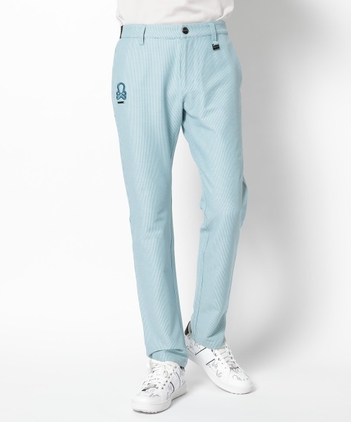 MARK & LONA（マークアンドロナ）の「G.D Houndstooth Poly Flex Trousers  | MEN（その他パンツ・メンズ・サックスブルー/ブラック・48/46）」の2枚目の写真