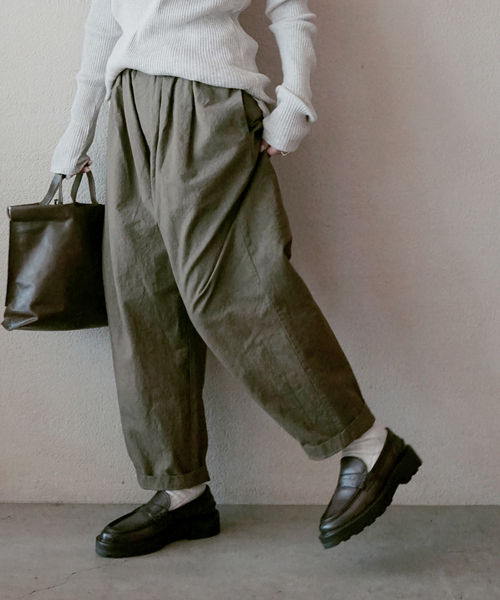 ドビークロス タックイージーパンツ（その他パンツ）｜JOURNAL